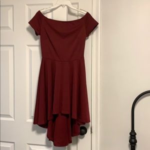 Maroon dress